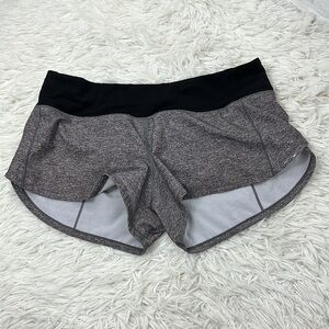 Lululemon Speed Up Short *2.5" Heather Lux Multi Black / Black
